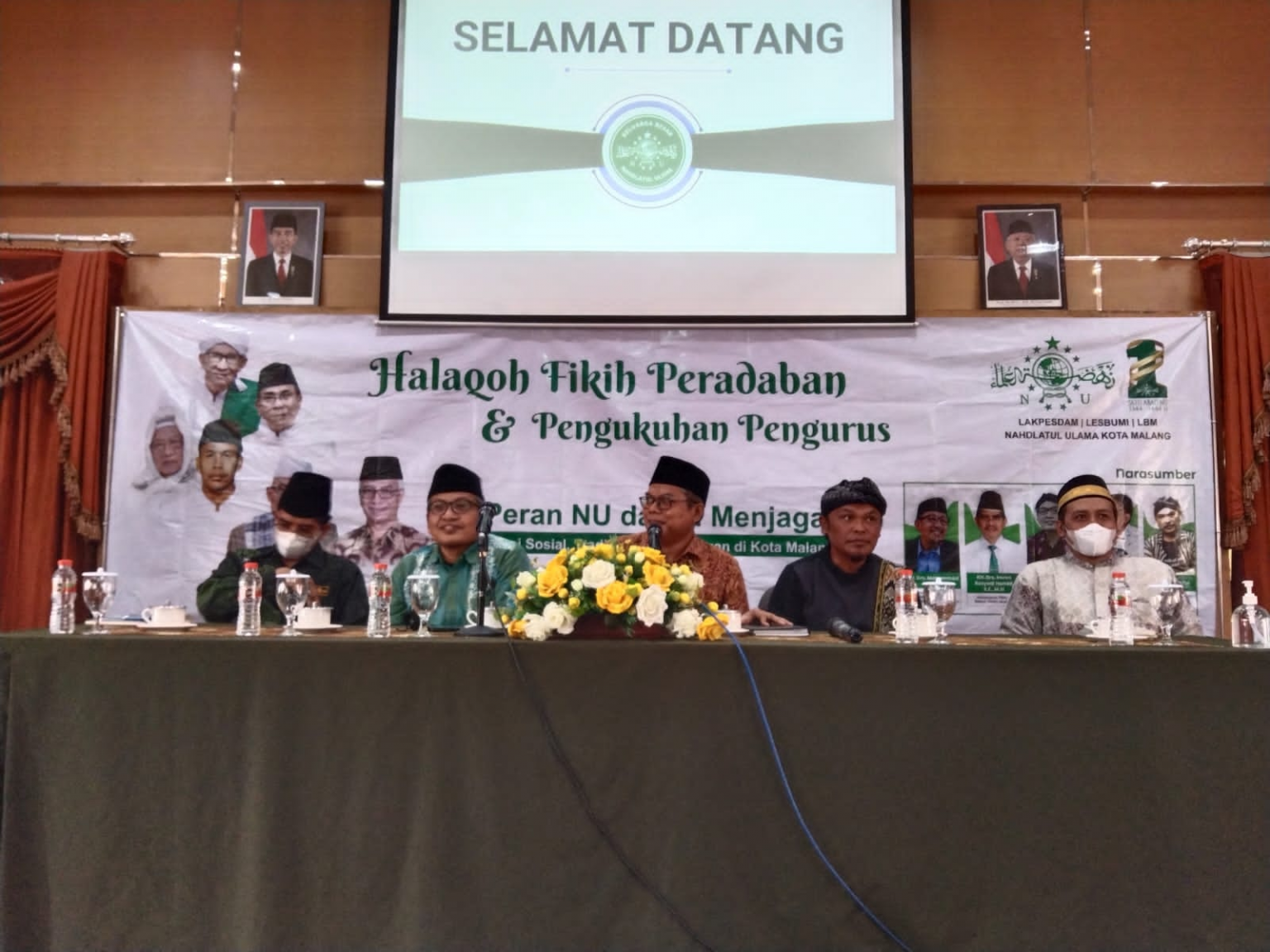 Pcnu Kota Malang Gelar Halaqah Fikih Peradaban Dan Pengukuhan Tiga