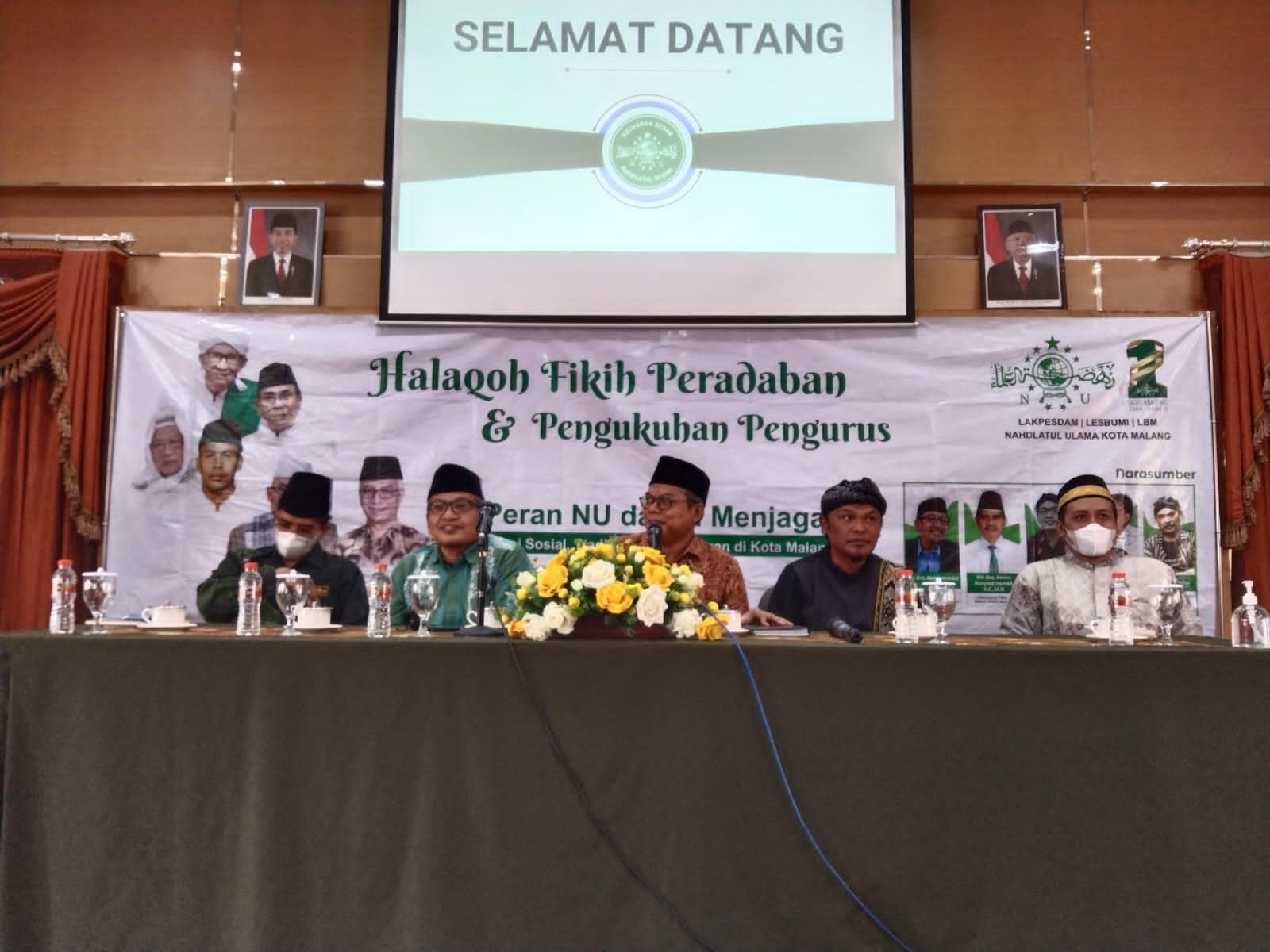 image PCNU Kota Malang Gelar Halaqah Fikih Peradaban dan Pengukuhan Tiga Lembaga