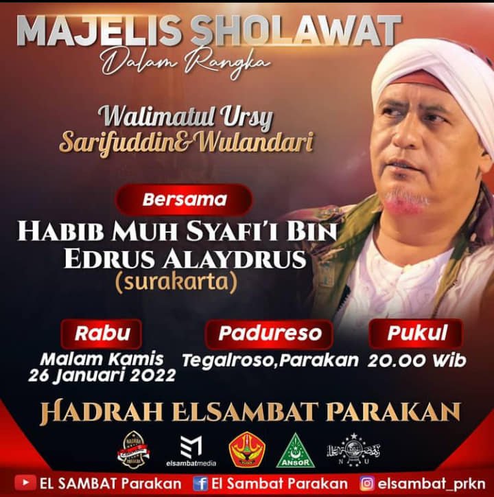 Majelis Sholawat Bersama Habib Muh Syafi’i Alydrus Surakarta