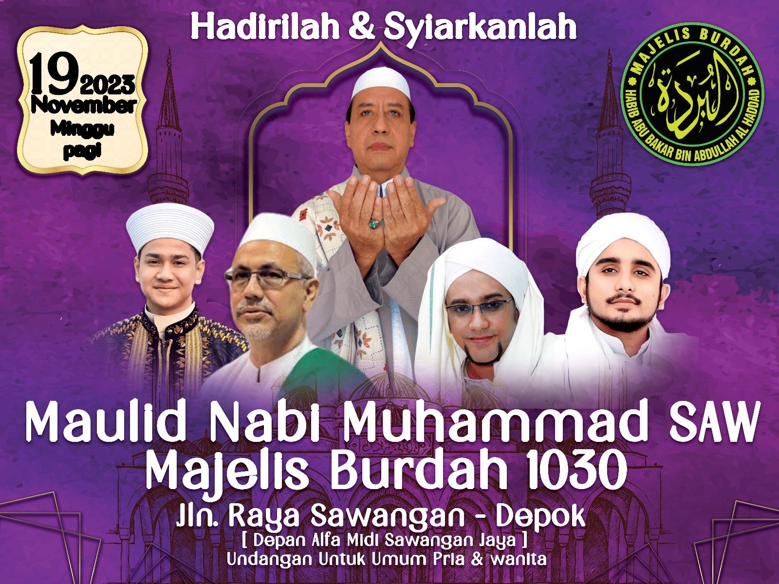 Maulid Nabi Muhammad SAW di Majelis Burdah