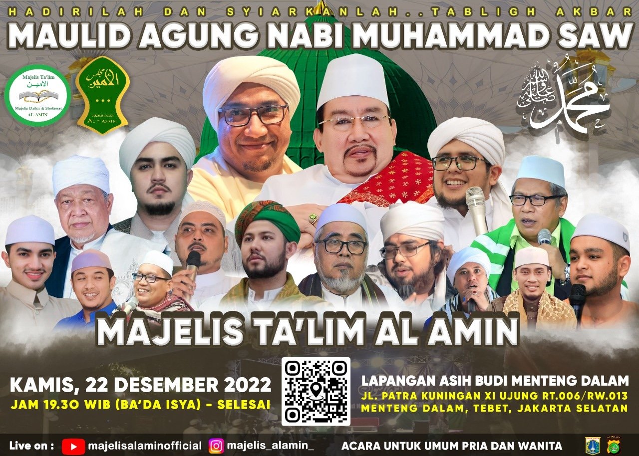 Maulid Nabi Muhammad SAW bersama Majelis Ta’lim Al-Amin