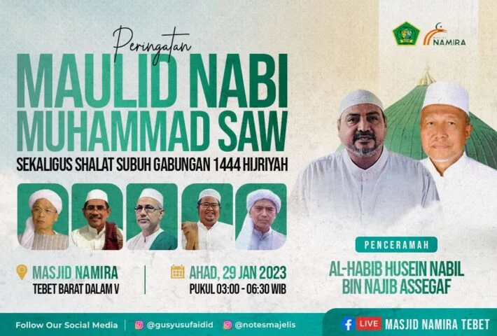 Maulid Nabi Muhammad SAW di Masjid Namira Tebet
