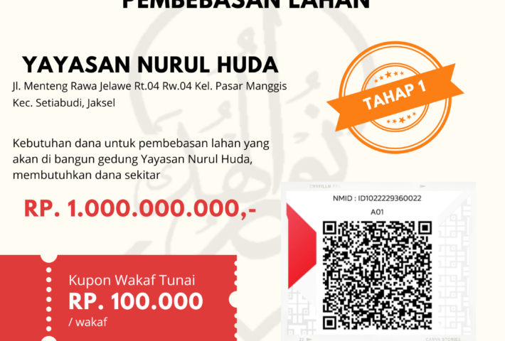 PEMBEBASAN LAHAN YAYASAN NURUL HUDA | DONASI WAKAF BELI TIKET