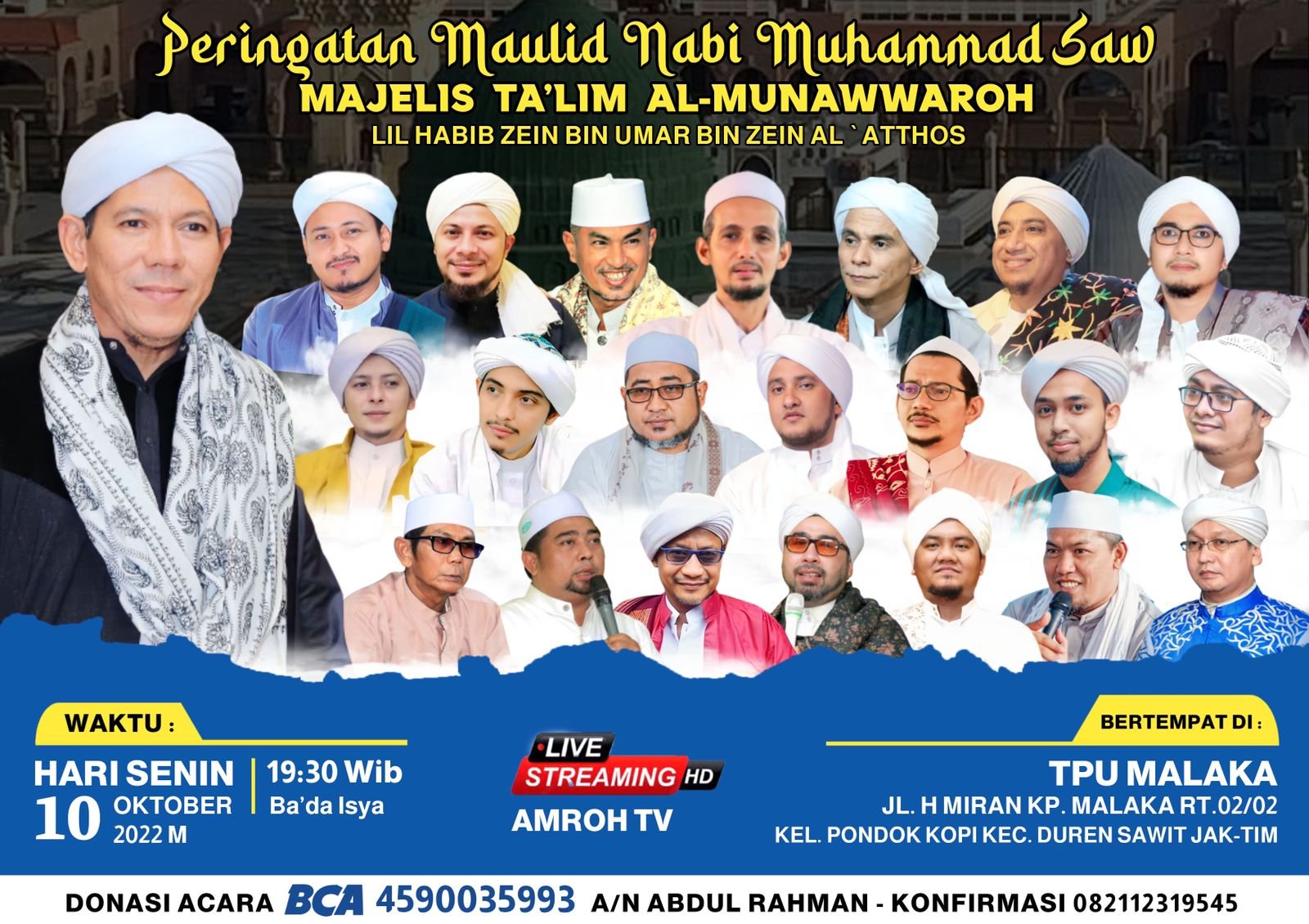 Acara Maulid Nabi Bersama Habib Segaf Baharun Majelis Info Info