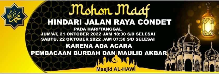 Maulid Akbar di Alhawi Condet Jakarta Timur