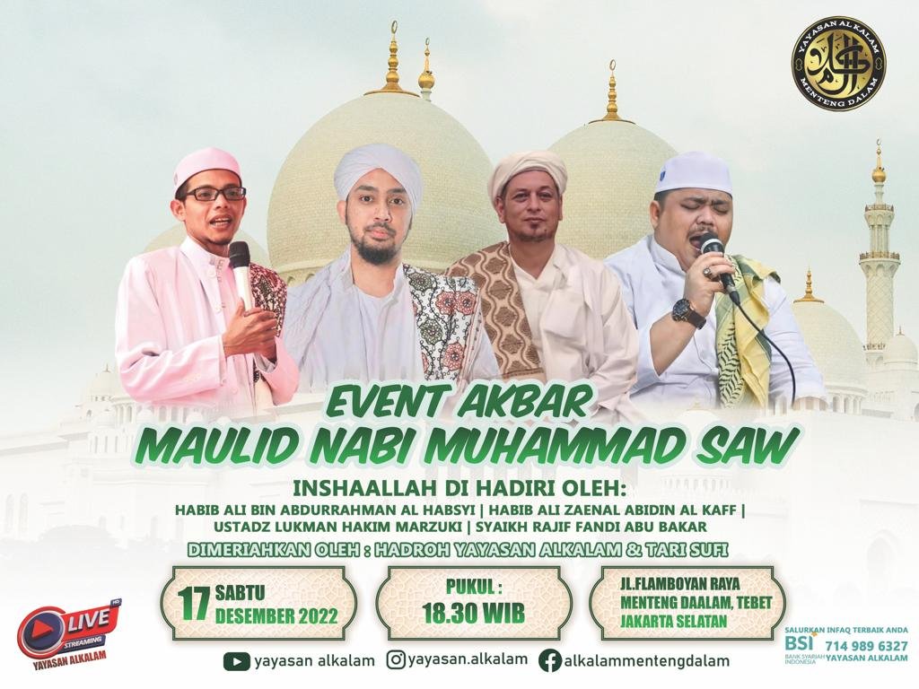 Maulid Nabi Muhammad SAW Majelis Al Kalam