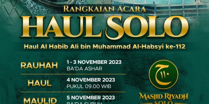 Haul Solo 2023 Haul Al Habib Ali bin Muhammad Al-Habsyi ke-112 Acara Haul Terbesar