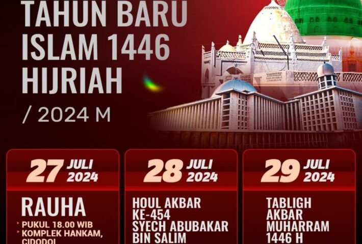 Majelis Rasulullah SAW: Haul Akbar Syech Abubakar bin Salim ke-454 & Peringatan Tahun Baru Islam 1446 H di Jakarta