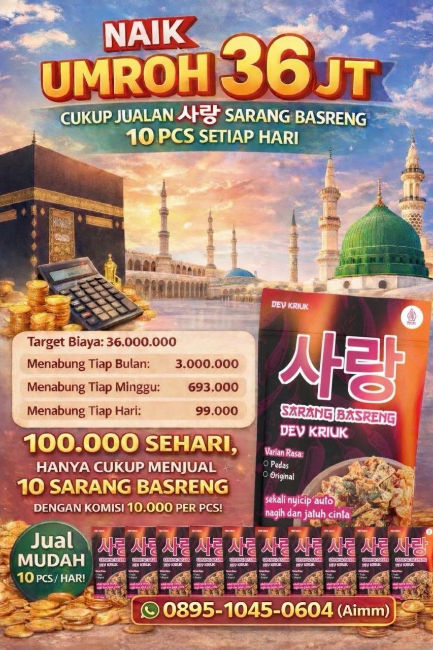 Terbukti! Cara Nabung Umroh Rp 36 Juta dari Jualan Camilan, Cukup 10 Bungkus Sehari
