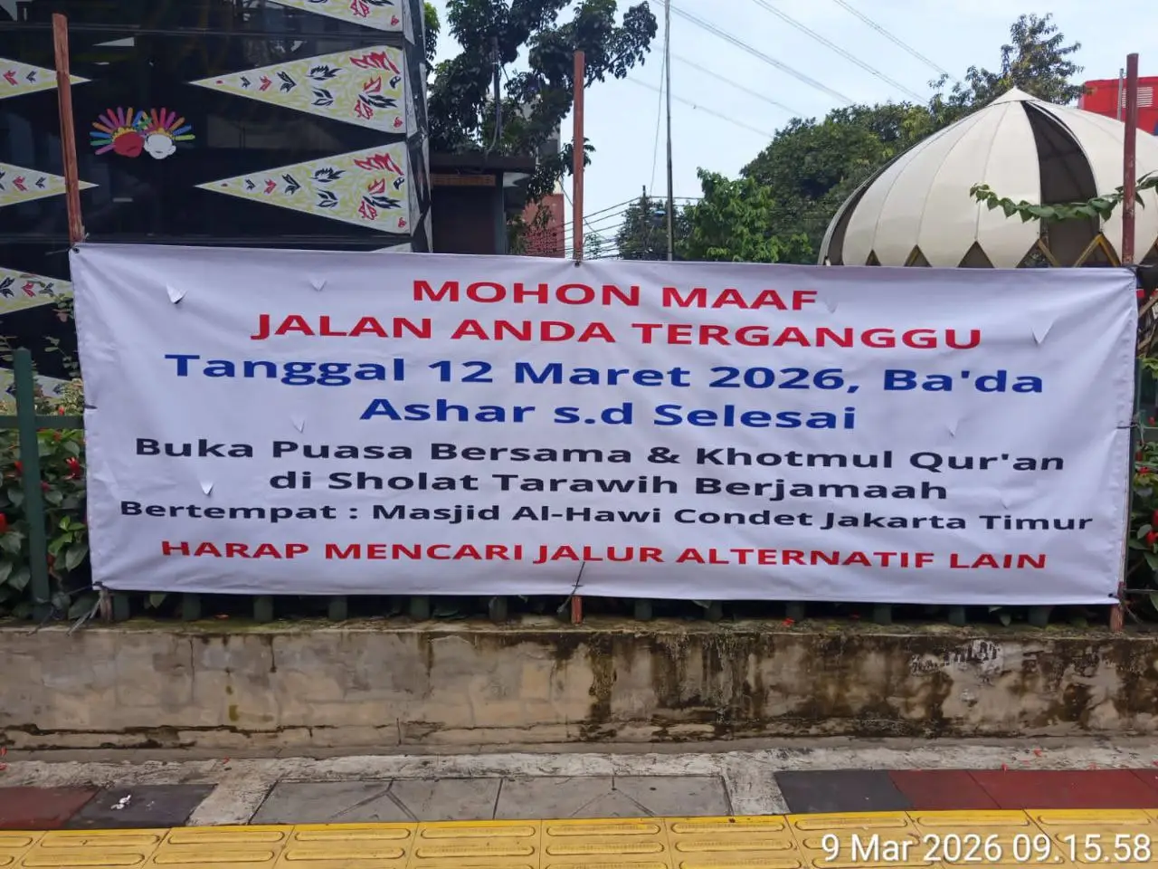 Buka Puasa Bersama & Khotmul Qur’an di Masjid Al-Hawi Condet