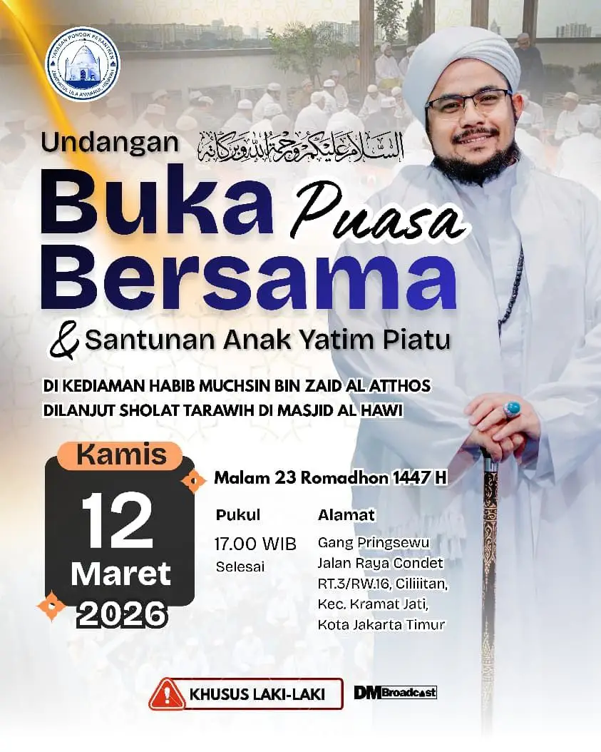 Menghidupkan Malam Ganjil Ramadhan: Keberkahan Buka Puasa dan Santunan di Kediaman Habib Muchsin Al Atthos
