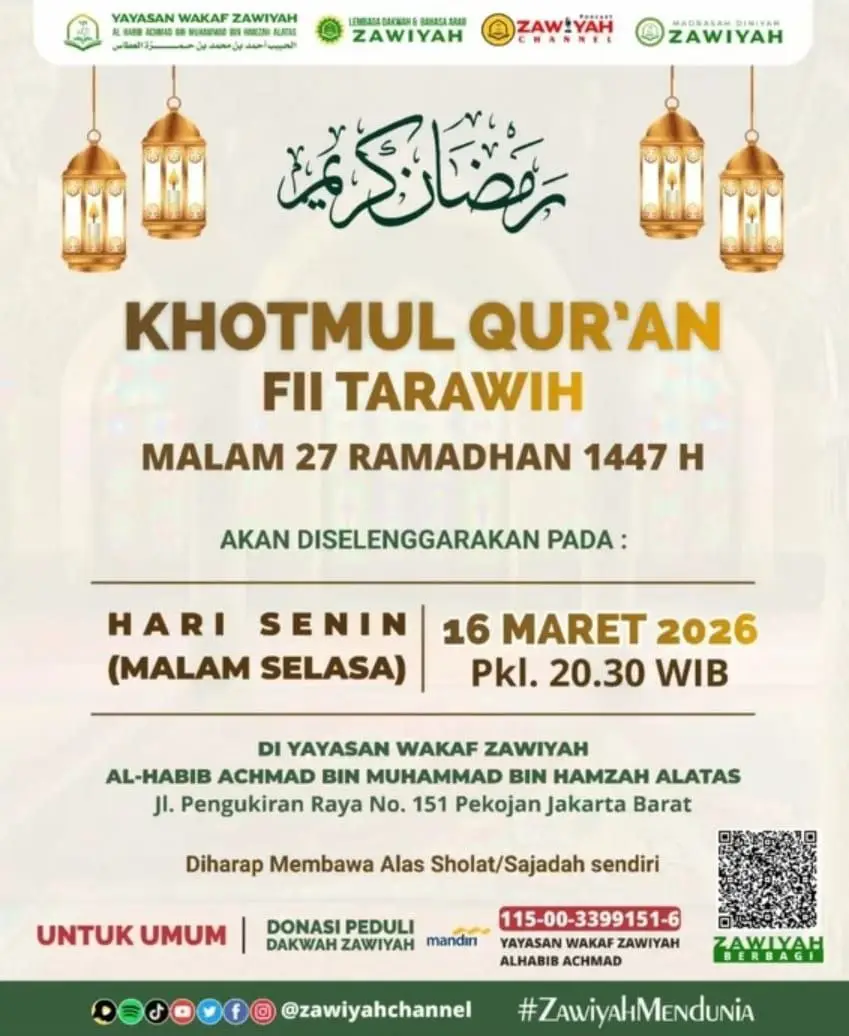 Khotmul Qur’an Fii Tarawih: Menggapai Keberkahan di Malam 27 Ramadan