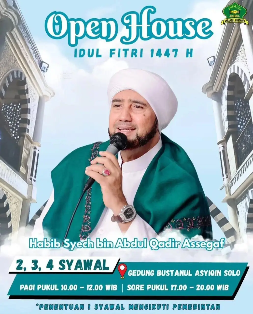 Gema Takbir di Solo: Habib Syech Gelar Open House Idul Fitri 1447 H di Bustanul Asyiqin