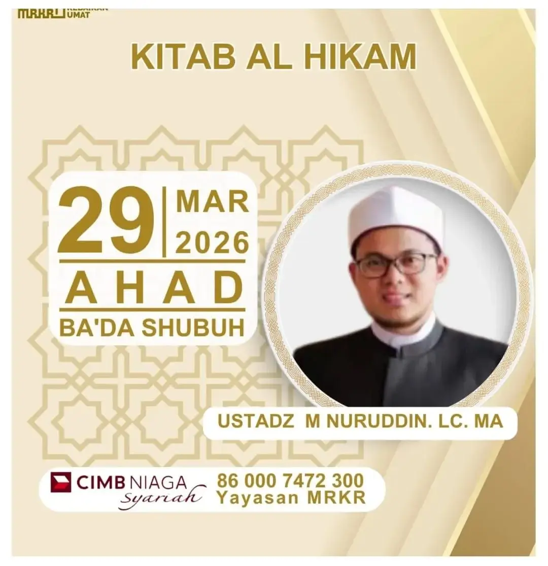 Pengajian Rutin Kitab Al-Hikam Bersama Ustadz M Nuruddin di Yayasan MRKR UMAT