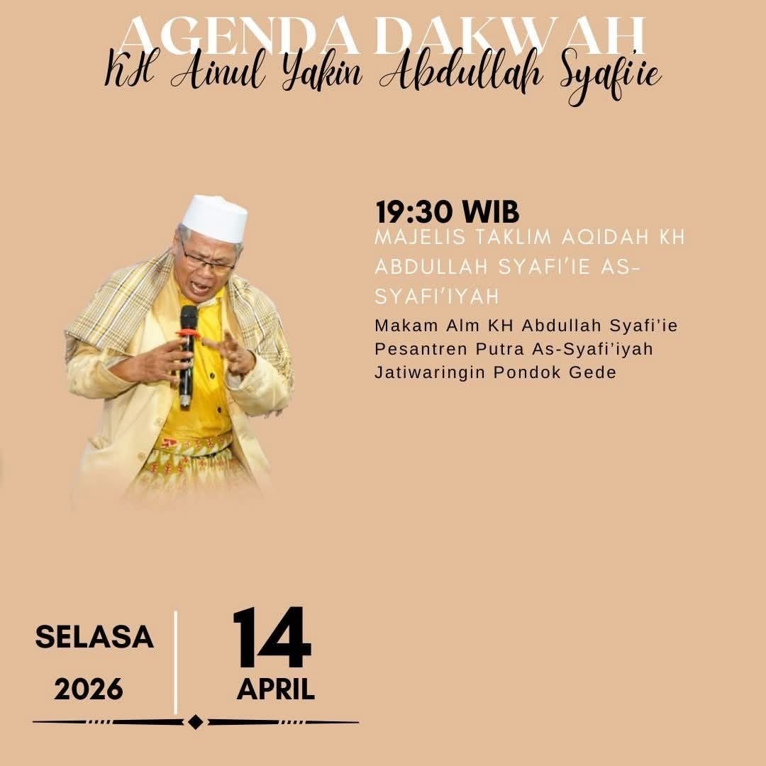 Majelis Taklim Aqidah As-Syafi’iyah Kembali Digelar, Lanjutkan Dakwah Alm. KH Abdullah Syafi’ie