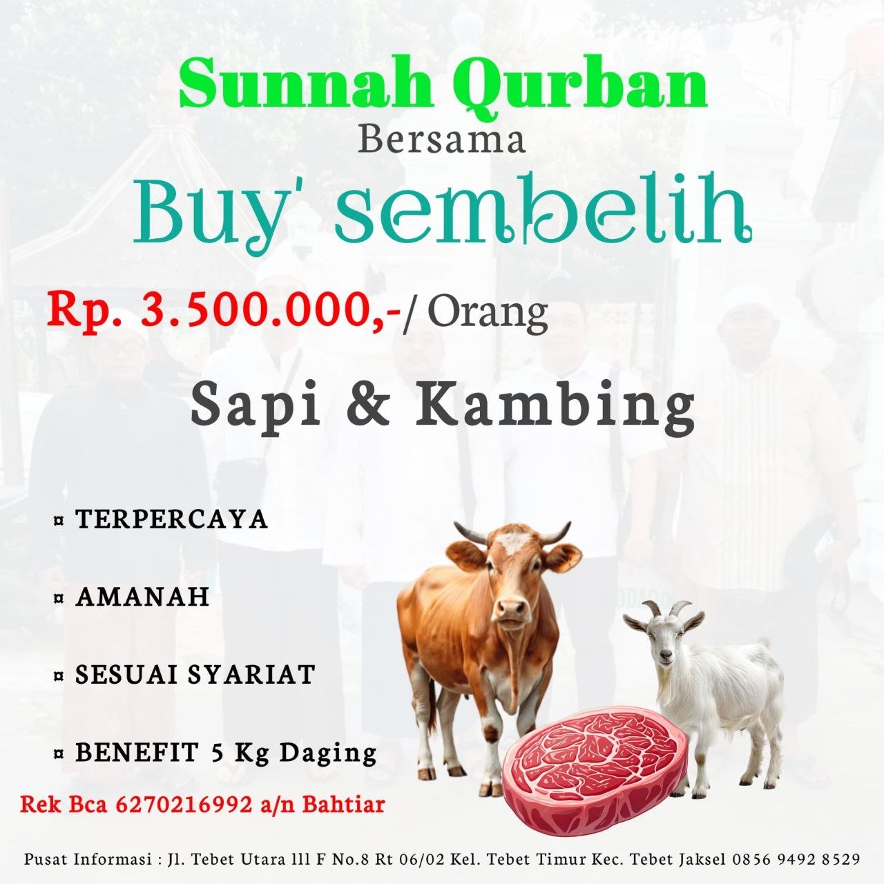 Layanan Sunnah Qurban Tebet: Amanah dan Terpercaya untuk Idul Adha 1447 H
