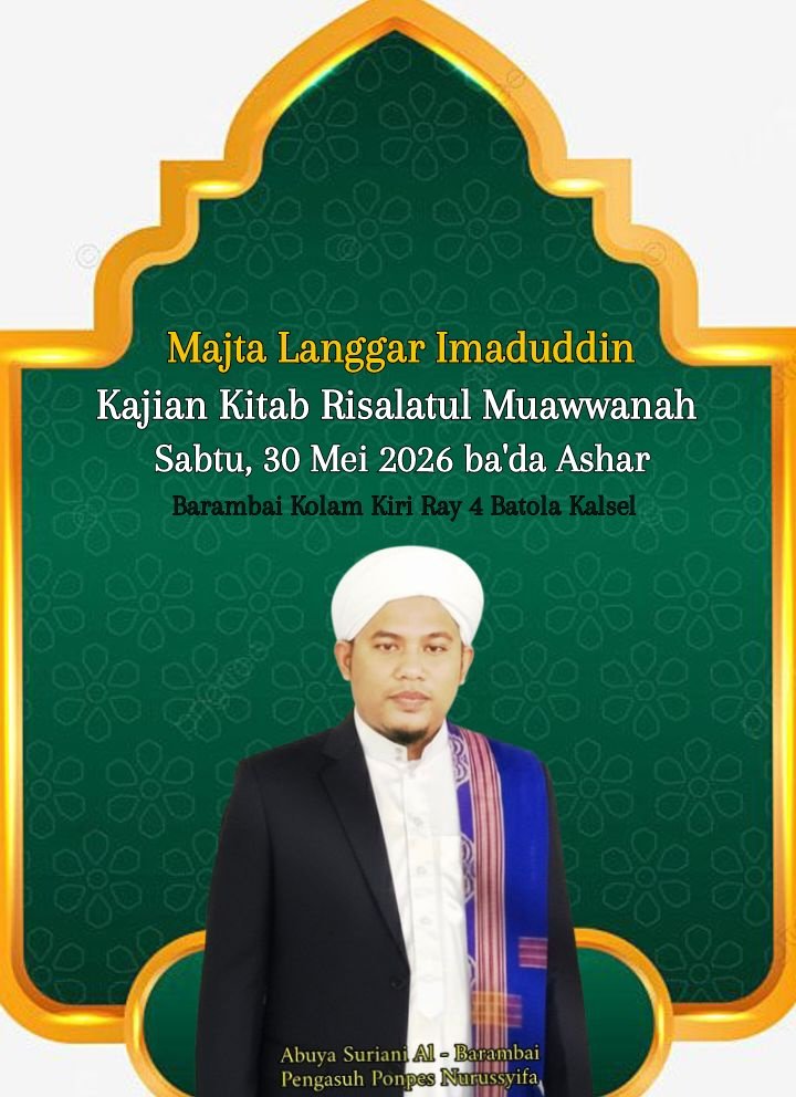 Majta Langgar Imaduddin Bersama Abuya Suriani Al-Barambai