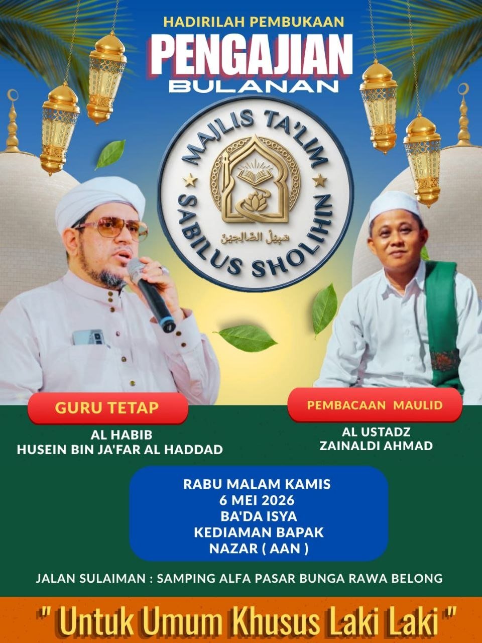 Liputan & Jadwal Majelis Sabilus Sholihin Rawa Belong: Kunci Menjaga Hati