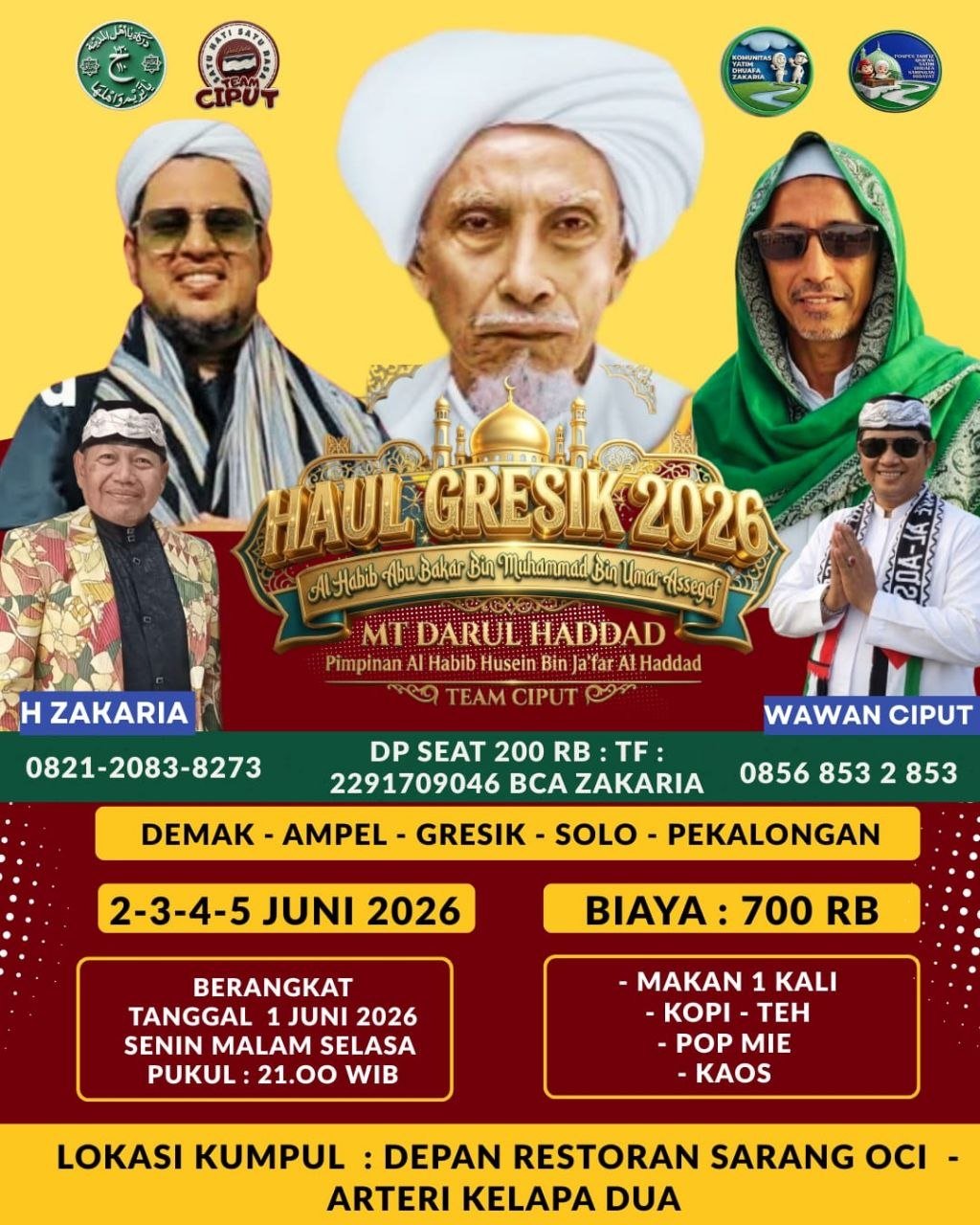 Ziarah Akbar Haul Gresik 2026: Jadwal Rombongan dari Jakarta