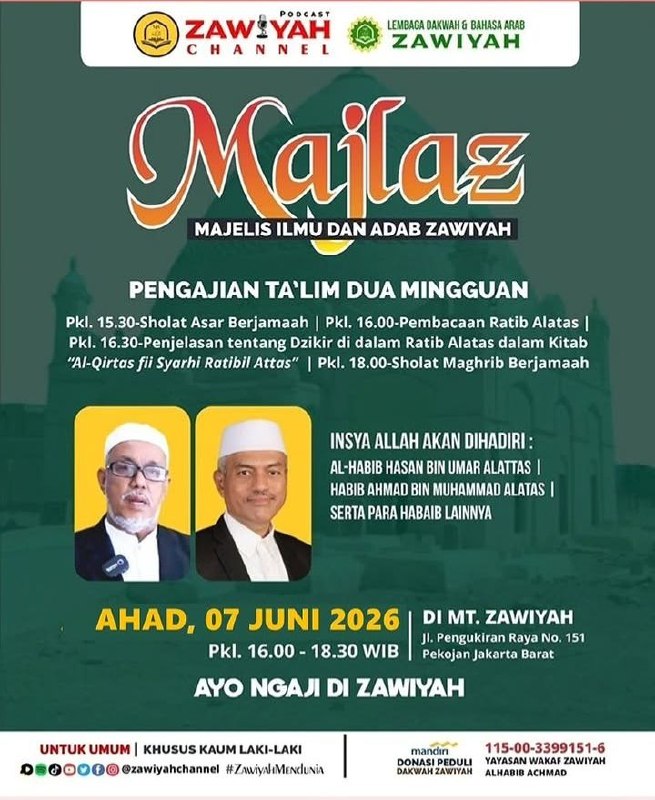 Majelis Ilmu dan Adab Zawiyah