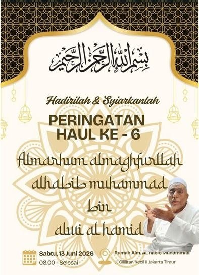 Haul Ke-6 Habib Muhammad bin Alwi Al Hamid
