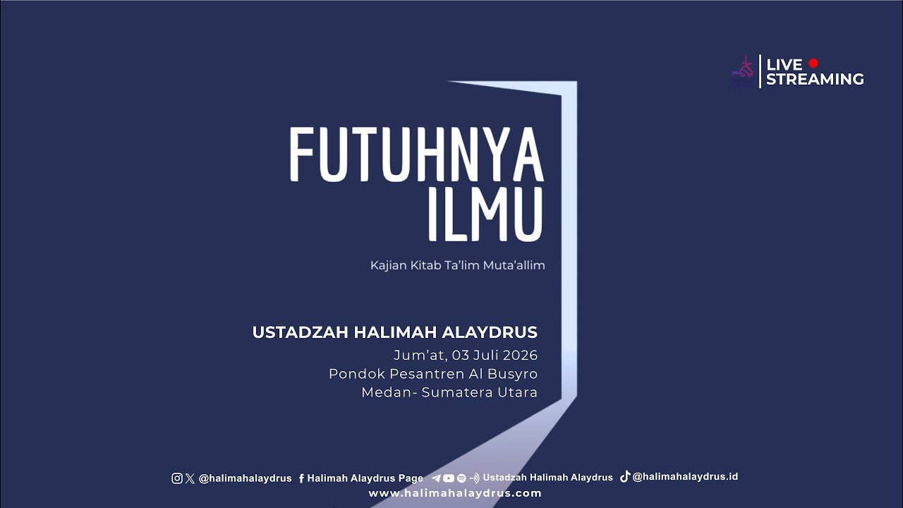 Pengajian Ustadzah Halimah Alaydrus