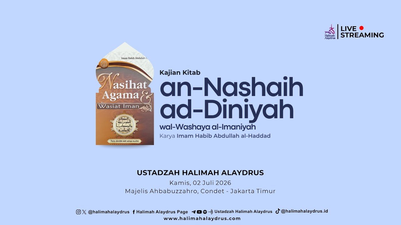 Pengajian Kitab An-Nasaih Ad-Diniyah