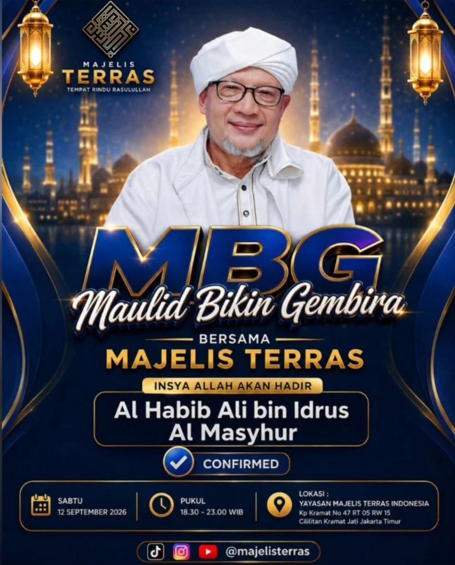MBG Maulid Bikin Gembira, Al Habib Ali bin Idrus Al Masyhur – Kramat Jati, Jakarta…
