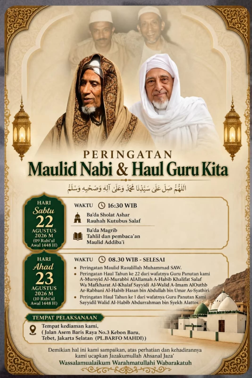 Peringatan Maulid Nabi & Haul Guru Kita Penuh Berkah