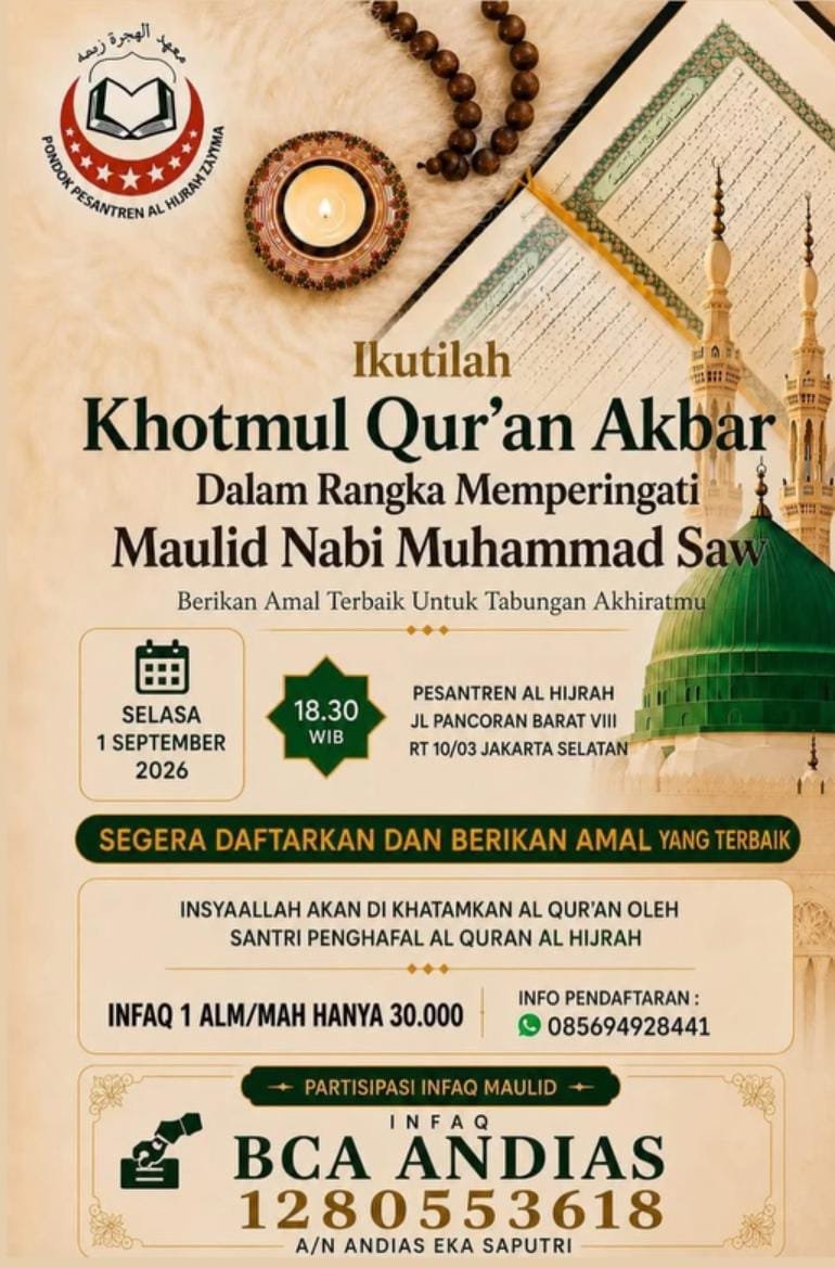 Khotmul Quran Akbar Dalam Rangka Memperingati Maulid Nabi SAW – Pondok Pesantren Al…