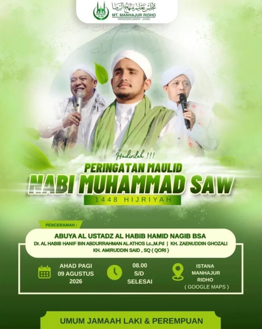 Peringatan Maulid Nabi Muhammad SAW 1448 Hijriyah