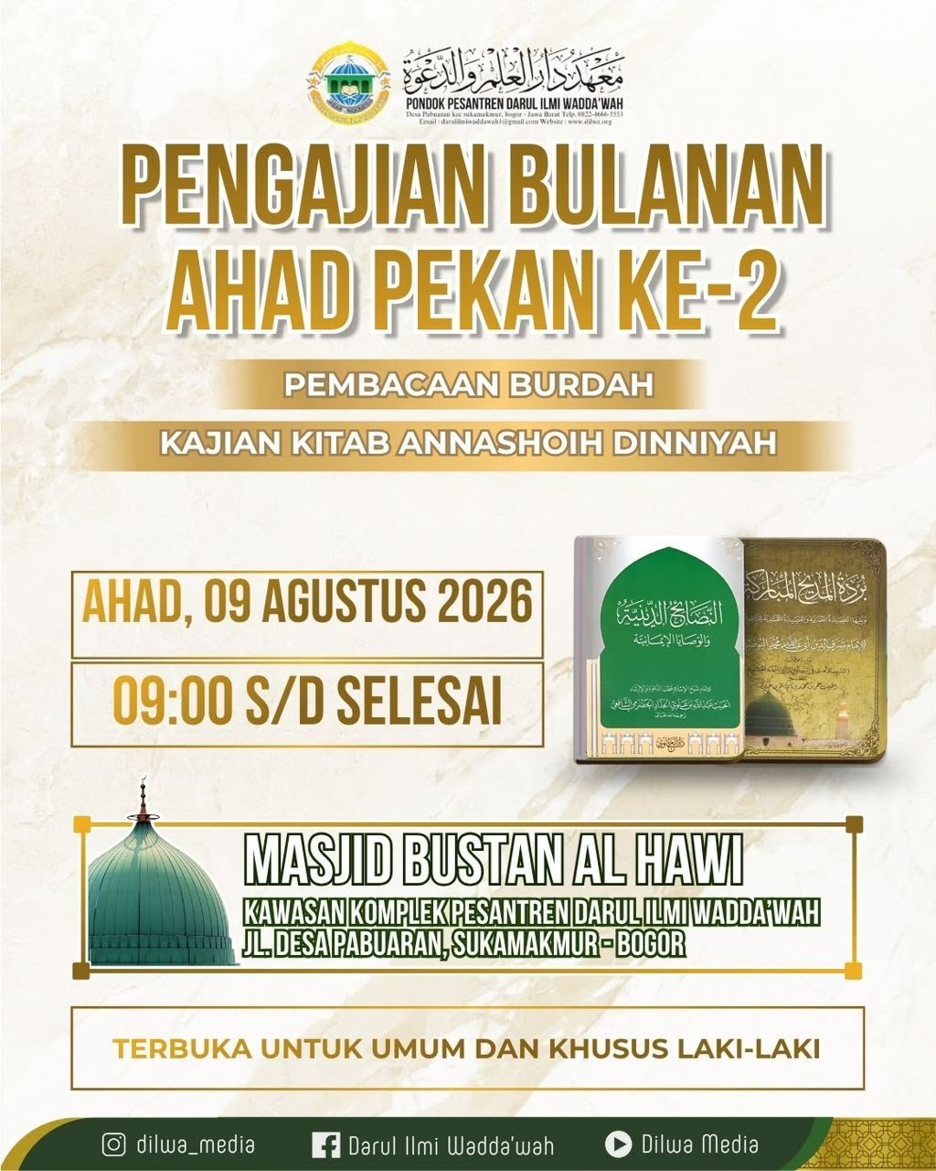 Pengajian Bulanan Ahad Pekan Ke-2