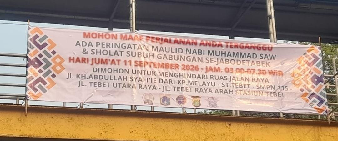 Maulid Nabi SAW & Sholat Subuh Gabungan Se-Jabodetabek – Tebet, Jakarta Selatan…