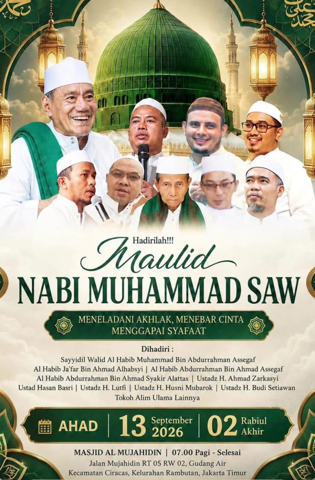 Maulid Nabi SAW, Sayyidil Walid Al Habib Muhammad Bin Abdurrahman Assegaf dkk. -…