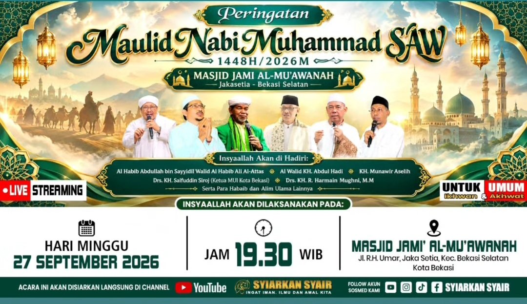 Maulid Nabi SAW, Al Habib Abdullah bin Sayyidil Walid Al Habib Ali Al-Attas dkk. -…