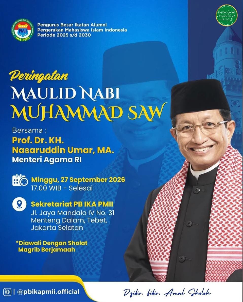 Maulid Nabi SAW, Prof. Dr. KH. Nasaruddin Umar dkk. – Tebet, Jakarta Selatan (27-09-2026)