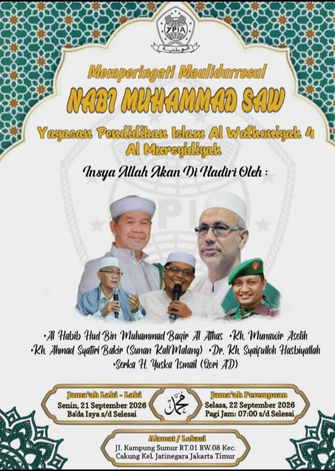 Memperingati Maulidurrosul Nabi Muhammad SAW, Al Habib Hud Bin Muhammad Baqir Al Athas…