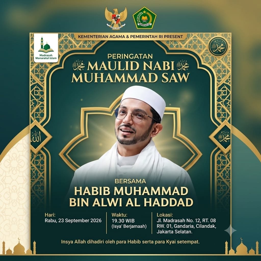 Maulid Nabi SAW, Habib Muhammad bin Alwi Al Haddad – Cilandak, Jakarta Selatan…