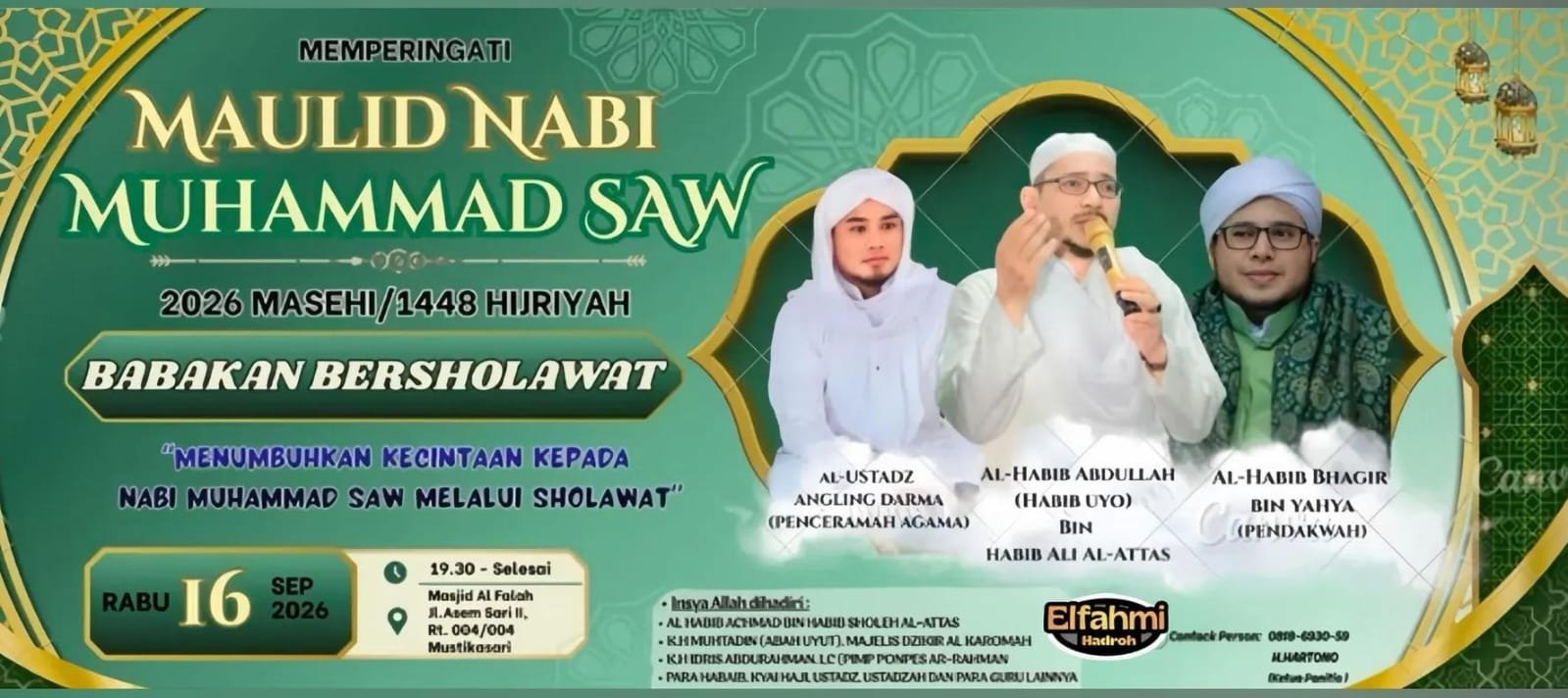 Memperingati Maulid Nabi SAW – Babakan Bersholawat, Al-Ustadz Angling Darma dkk. -…