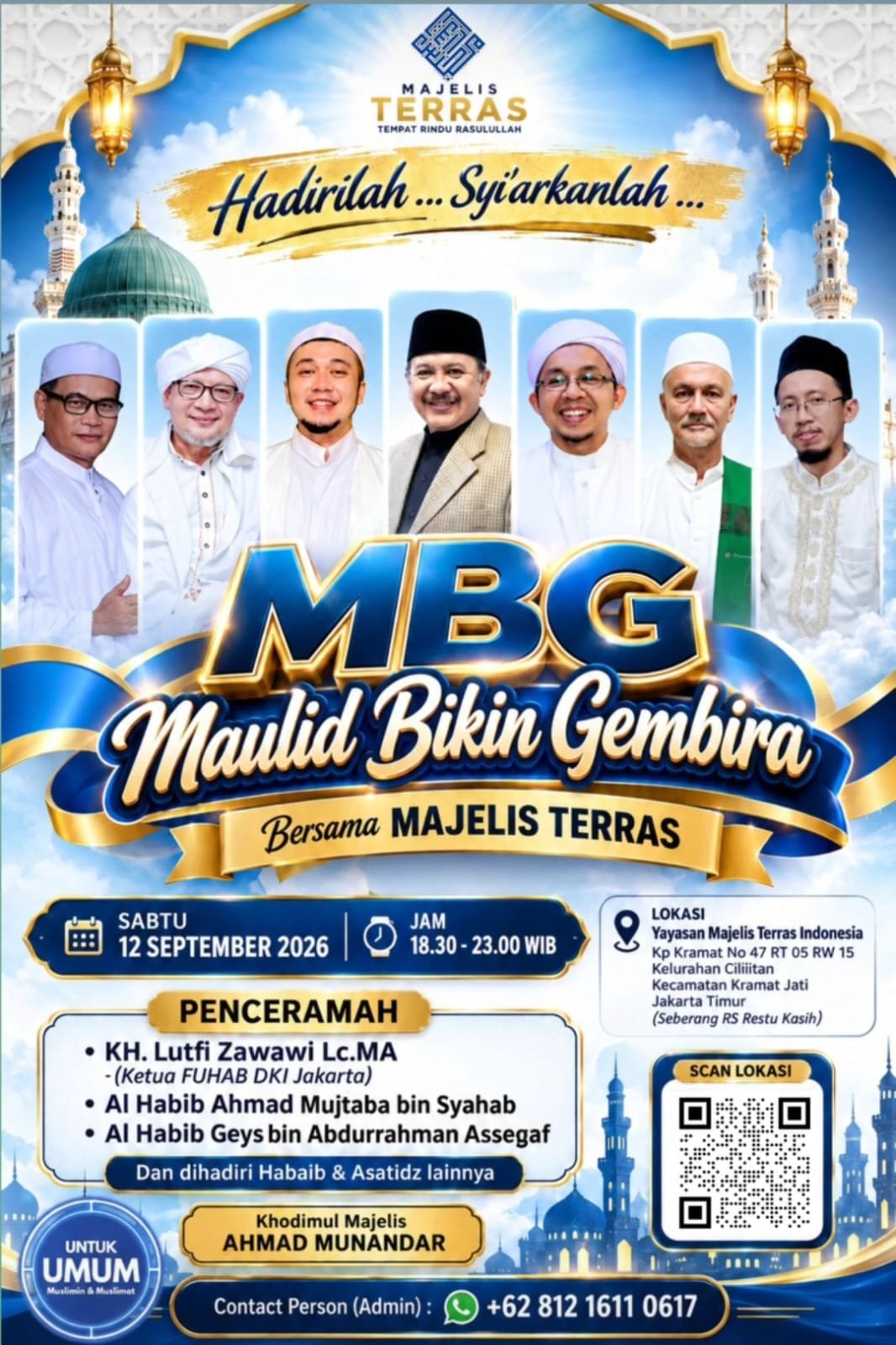 MBG (Maulid Bikin Gembira) Bersama Majelis Terras, KH. Lutfi Zawawi Lc.MA dkk. -…