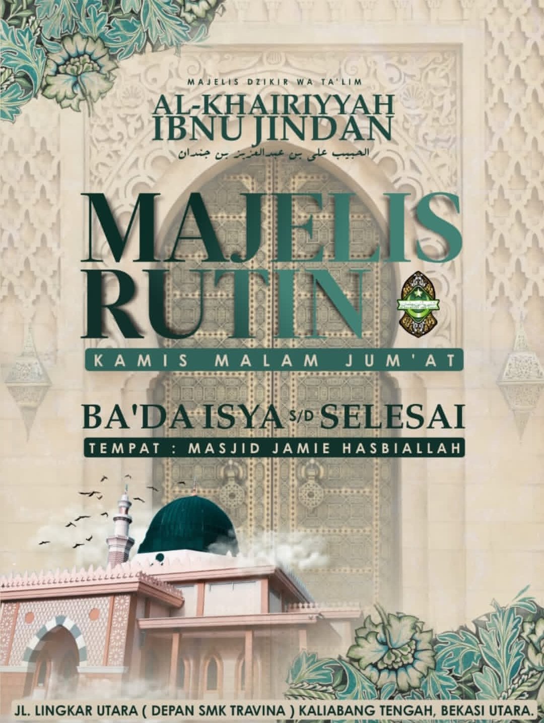 Majelis Rutin Al-Khairiyyah Ibnu Jindan, Al-Habib Ali bin Abdul Aziz bin Jindan -…