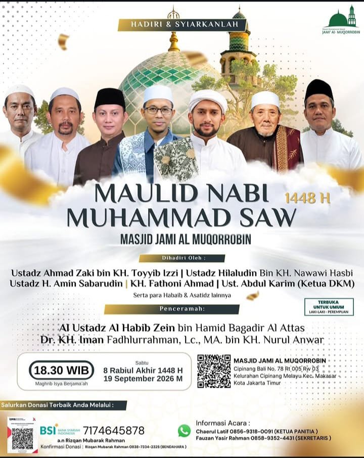 Maulid Nabi SAW 1448 H, Al Ustadz Al Habib Zein bin Hamid Bagadir Al Attas dkk. -…