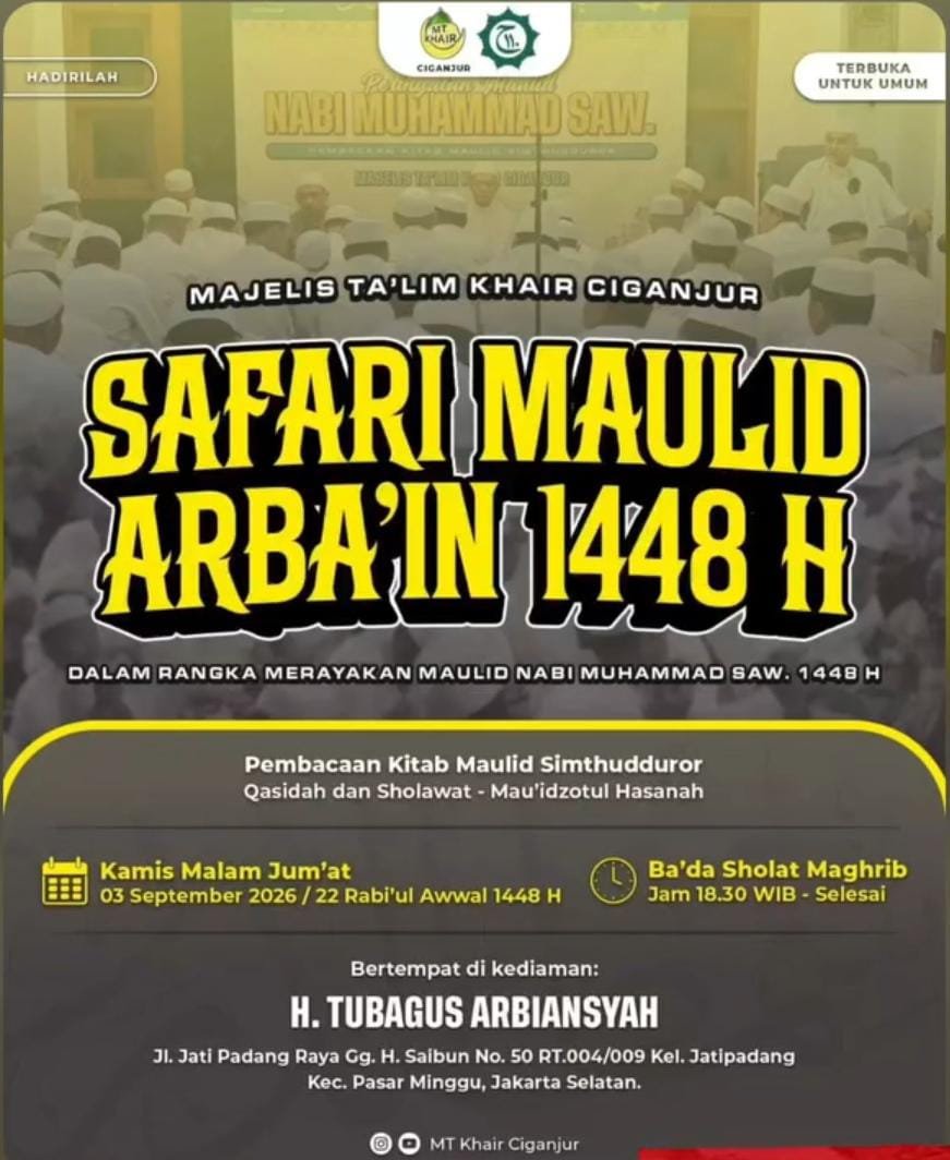 Safari Maulid Arbain 1448 H dalam rangka Maulid Nabi SAW – Majelis Talim Khair…