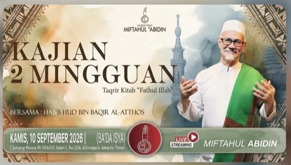 Pengajian 2 Mingguan, Habib Hud bin Baqir Al-Atthos – Cipinang Muara Rt 00403 Jalan L…