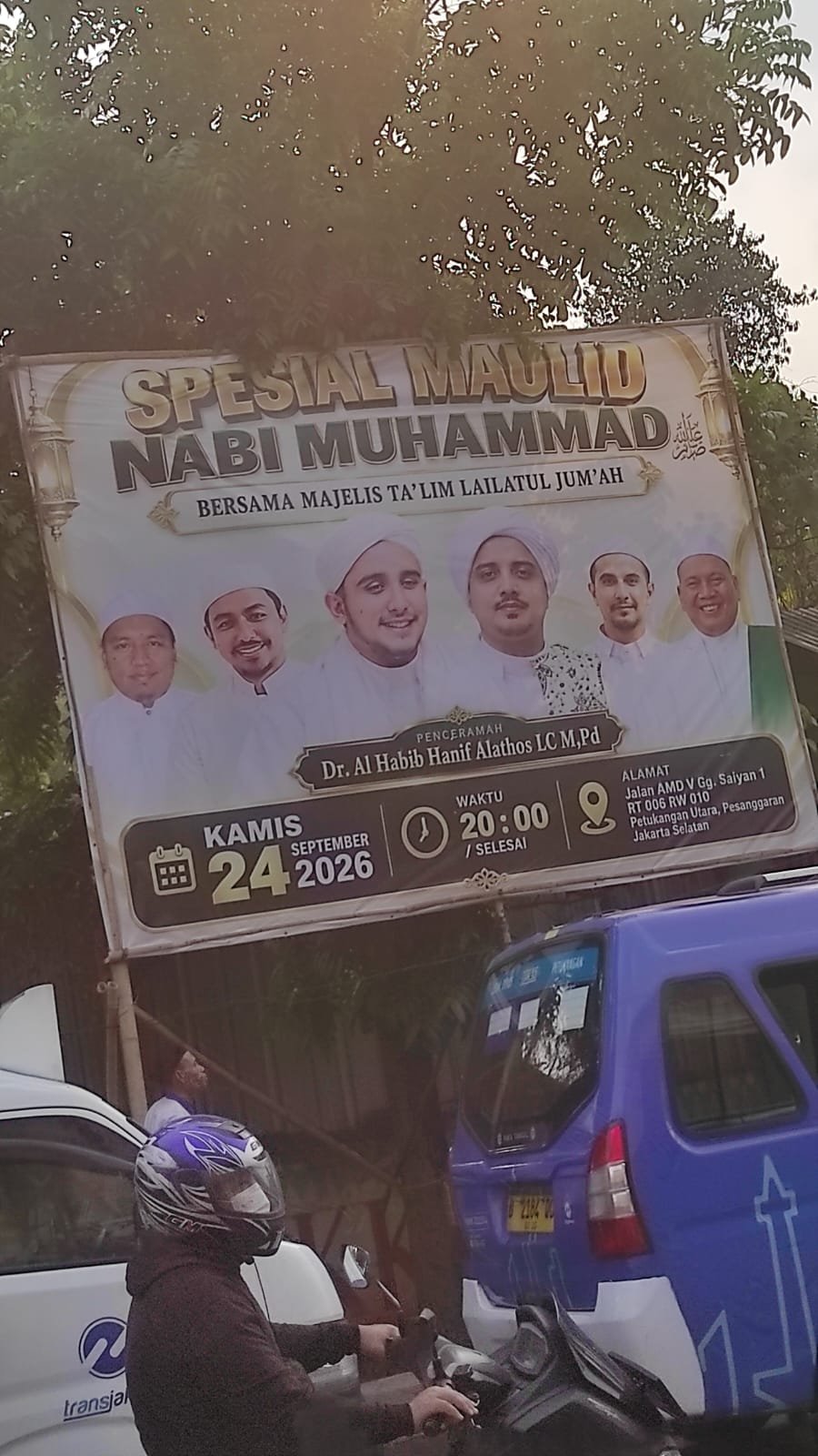 Spesial Maulid Nabi SAW, Dr. Al Habib Hanif Alathos LC M dkk. – Pesanggrahan, Jakarta…