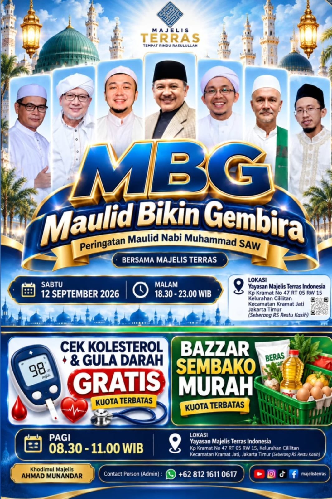 MBG Maulid Bikin Gembira Maulid Nabi SAW, Ahmad Munandar – Kecamatan Kramat Jati,…