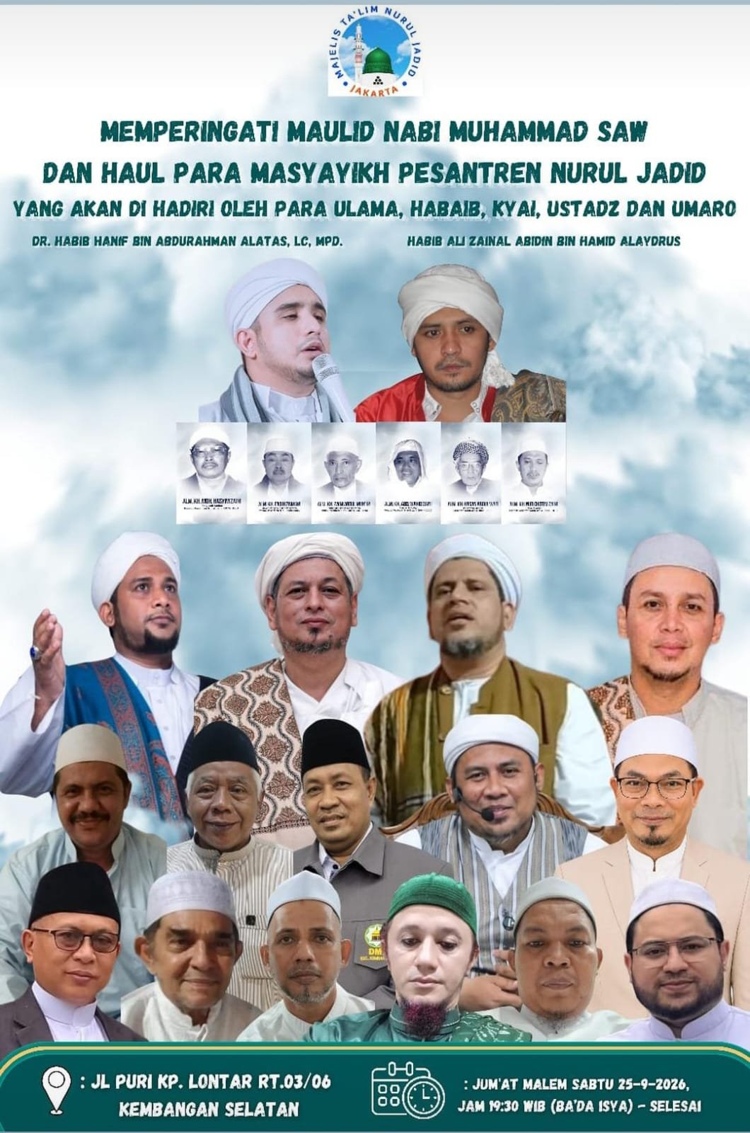 Memperingati Maulid Nabi SAW dan Haul Para Masyayikh Pesantren Nurul Jadid, Dr. Habib…