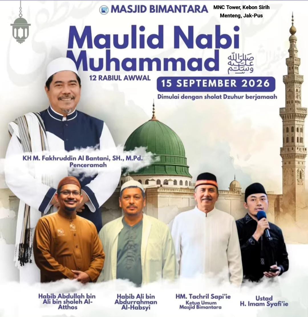 Maulid Nabi SAW, KH M. Fakhruddin Al Bantani dkk. – Menteng (15-09-2026)