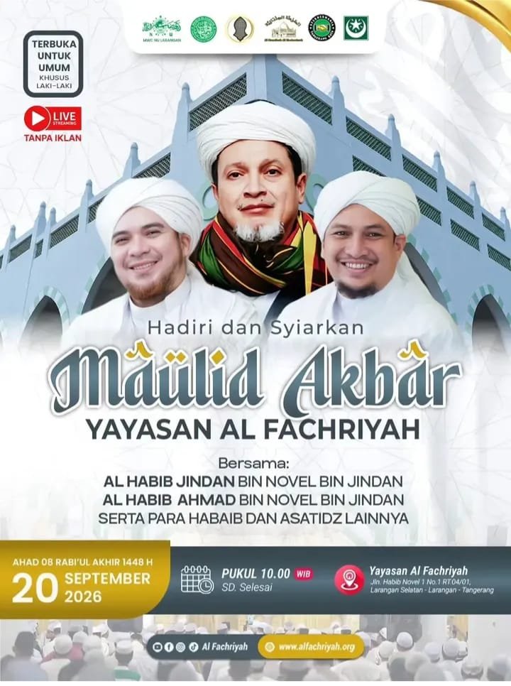 Maulid Akbar Yayasan Al Fachriyah, Al Habib Jindan bin Novel bin Jindan dkk. -…