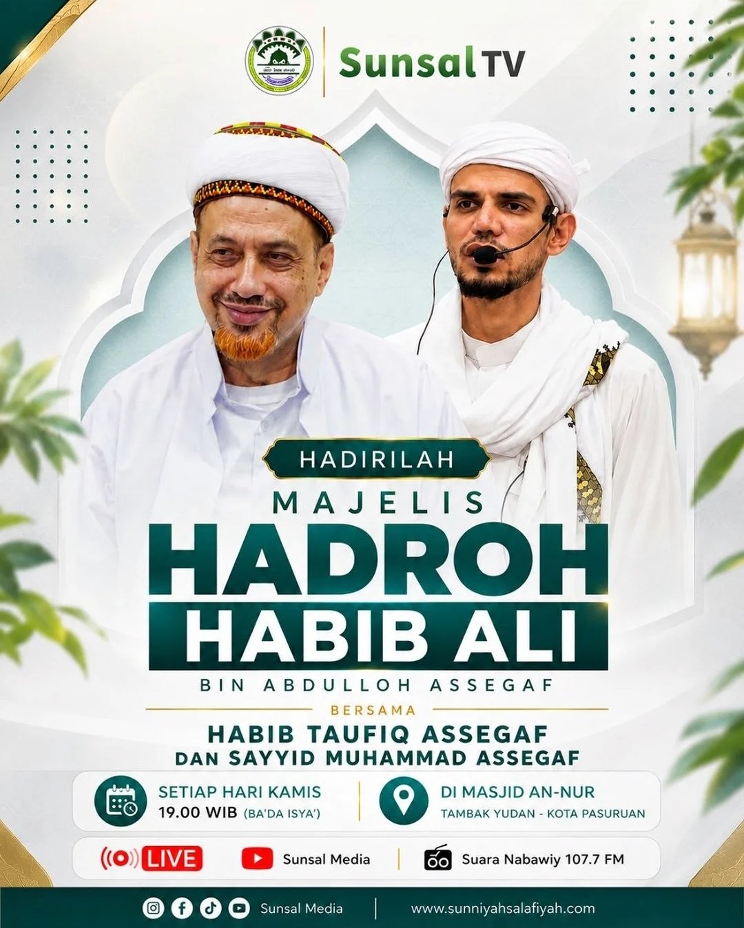 Majelis Hadroh Habib Ali bin Abdulloh Assegaf, Habib Taufiq Assegaf dan Sayyid…